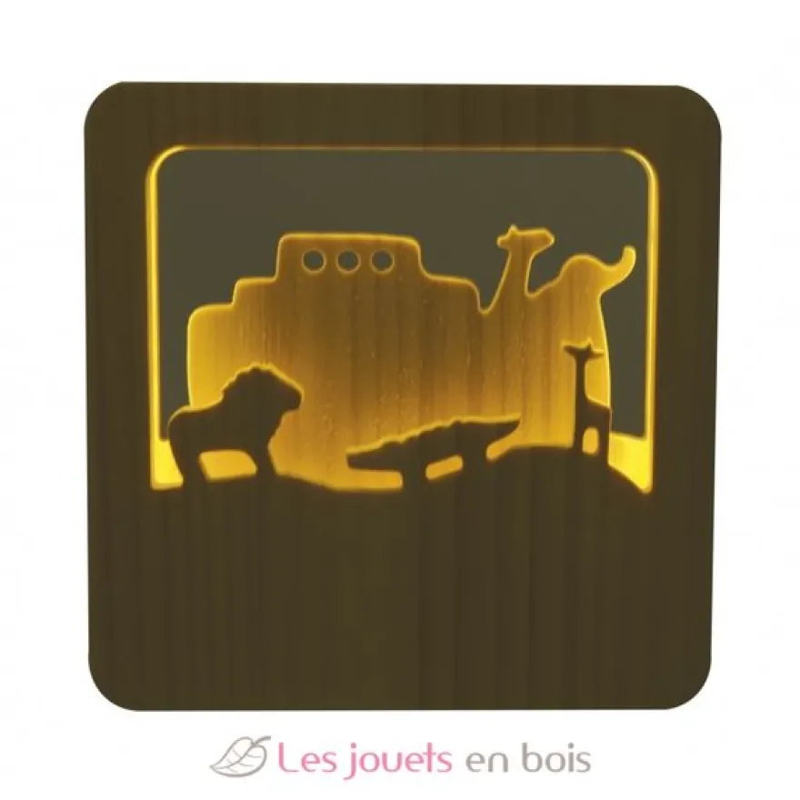 Veilleuse en bois Arche de Noé - Egmont Toys