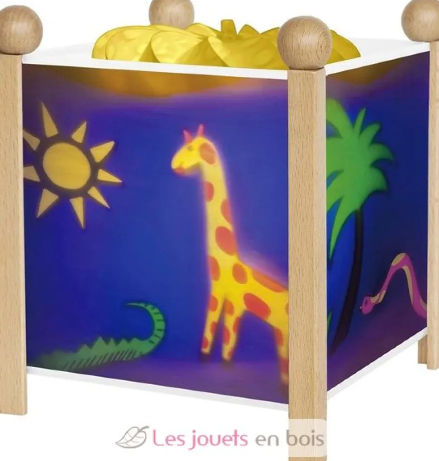 Veilleuse Lanterne Magique jungle naturel - Trousselier