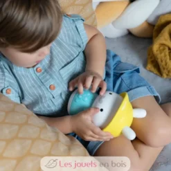 Veilleuse musicale Alilo Baby Bunny Bleu