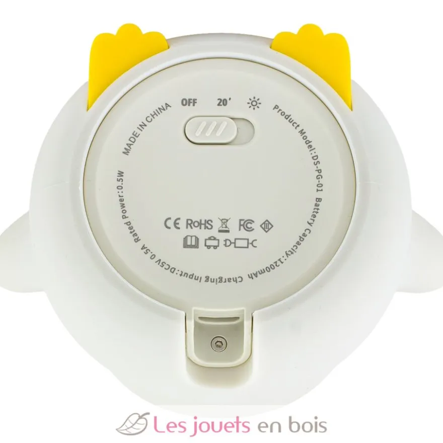 Veilleuse Pingoudou en silicone gris - Ulysse