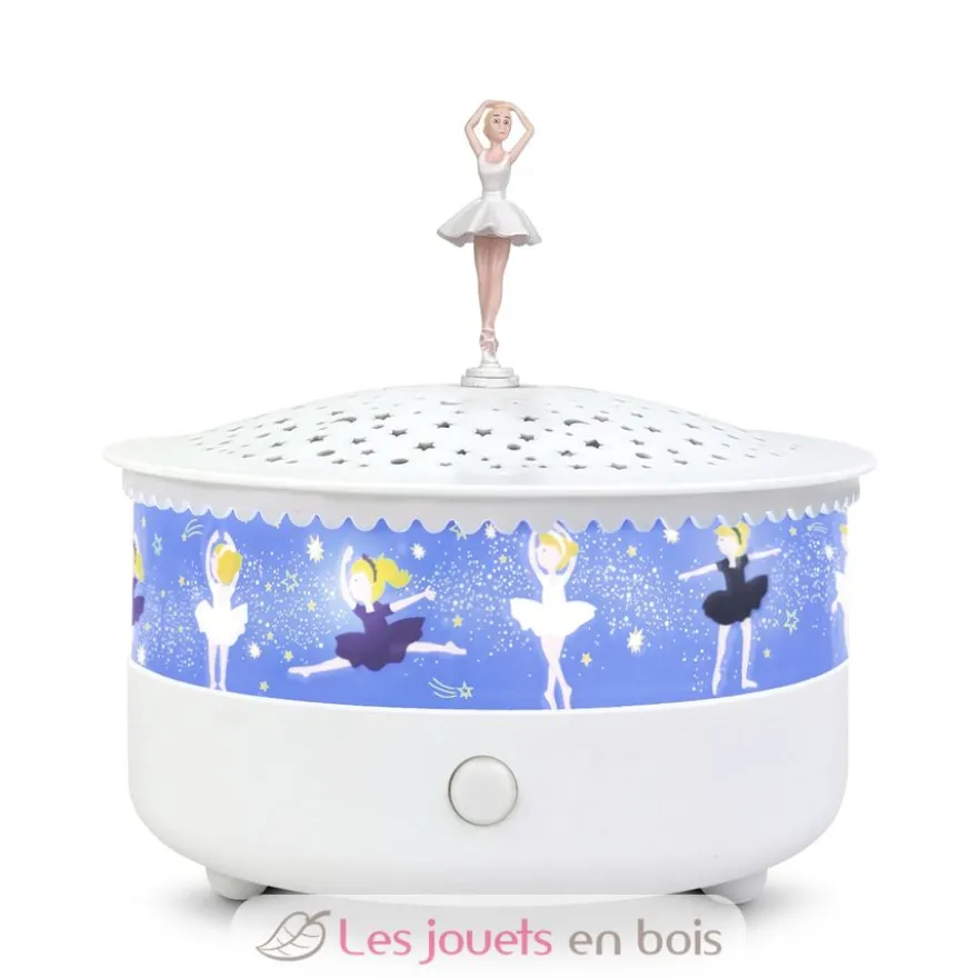 Veilleuse projecteur d'étoiles Ballerine - Trousselier