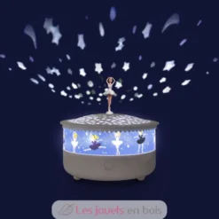 Veilleuse projecteur d'étoiles Ballerine - Trousselier