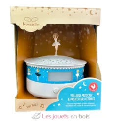 Veilleuse projecteur d'étoiles Ballerine - Trousselier