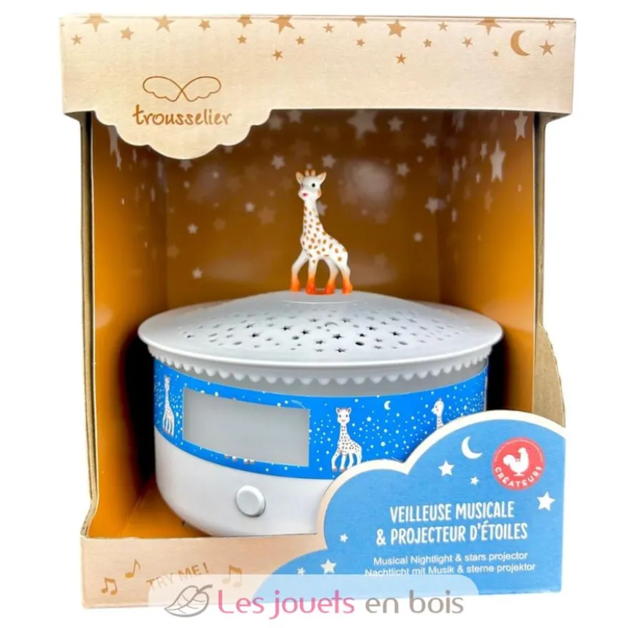 Veilleuse projecteur d'étoiles Sophie la Girafe - Trousselier