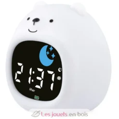 Veilleuse réveil Réveillou le nounours - Silicone - Ulysse