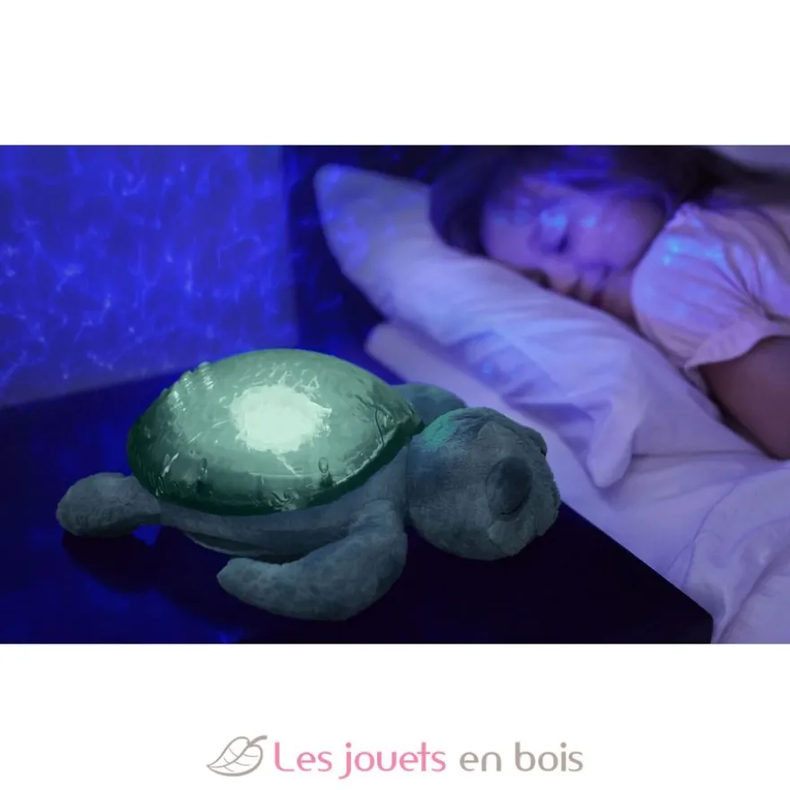 Veilleuse Tranquil Turtle Green rechargeable - Cloud b