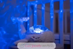 Veilleuse Tranquil Whale Blanche rechargeable - Cloud b