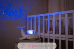 Veilleuse Tranquil Whale Blanche rechargeable - Cloud b
