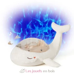 Veilleuse Tranquil Whale Blanche rechargeable - Cloud b