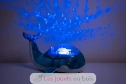 Veilleuse Tranquil Whale Bleue rechargeable - Cloud b