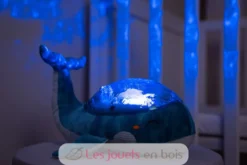 Veilleuse Tranquil Whale Bleue rechargeable - Cloud b
