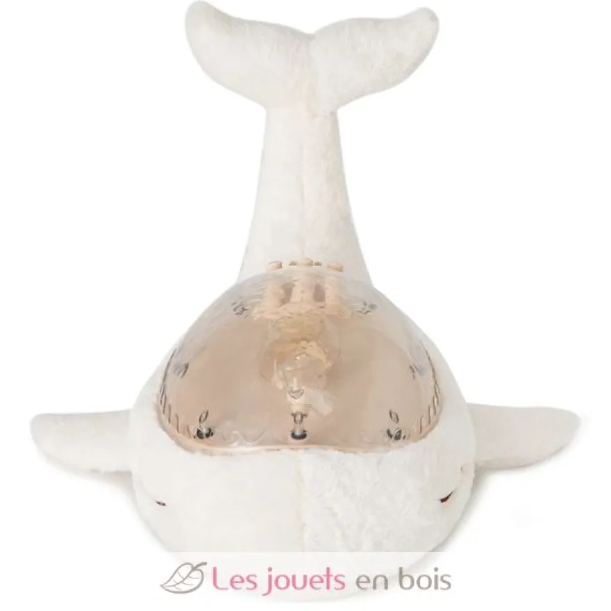 Veilleuse Tranquil Whale Family Blanche - Cloud b