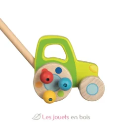 Véhicule à pousser tracteur vert - Goki
