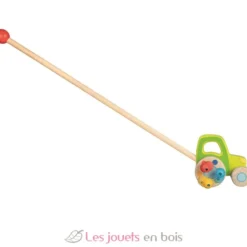 Véhicule à pousser tracteur vert - Goki