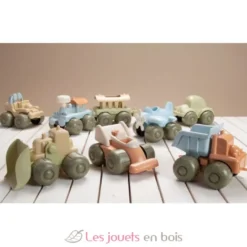 Véhicules en bioplastique 8 pcs - Dantoy