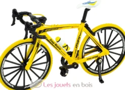 Vélo miniature articulé jaune Ulysse