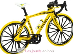 Vélo miniature articulé jaune Ulysse