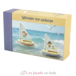 Voilier en bois Sirène rose - Ulysse