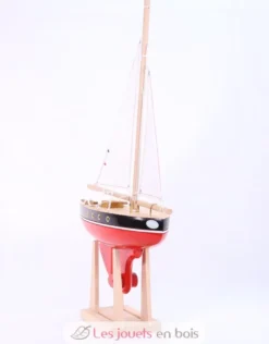 Voilier Le Tirot rouge 30cm - Maison Tirot
