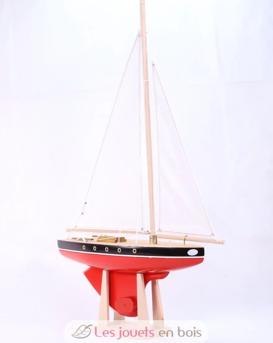 Voilier Le Tirot rouge 40cm - Maison Tirot