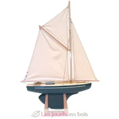 Voilier Saint Germain II vert anglais 40cm - Maison Tirot