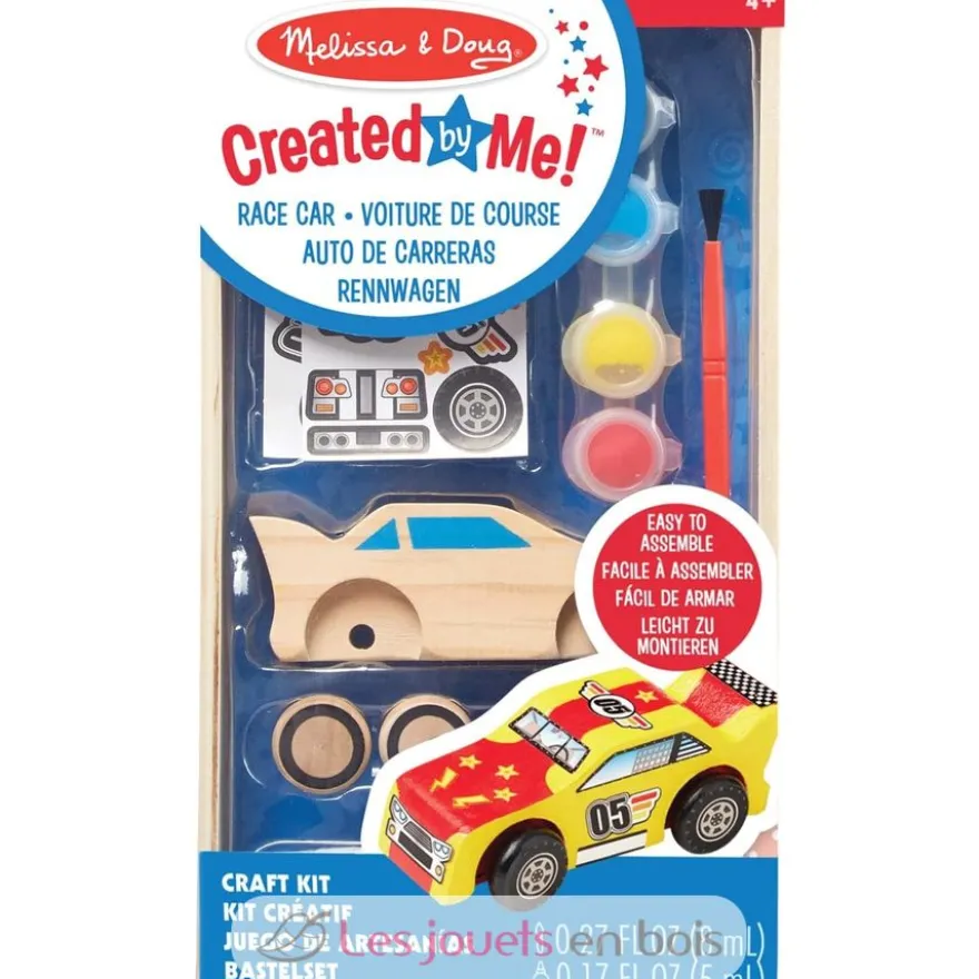 Voiture de course à décorer - Melissa & Doug
