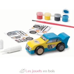 Voiture de course à décorer - Melissa & Doug