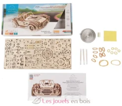 Voiture de course Drift Cobra - Puzzle 3D mécanique en bois - Ugears