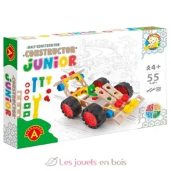 Voiture de course - Jeu de construction en bois et plastique - Alexander Toys
