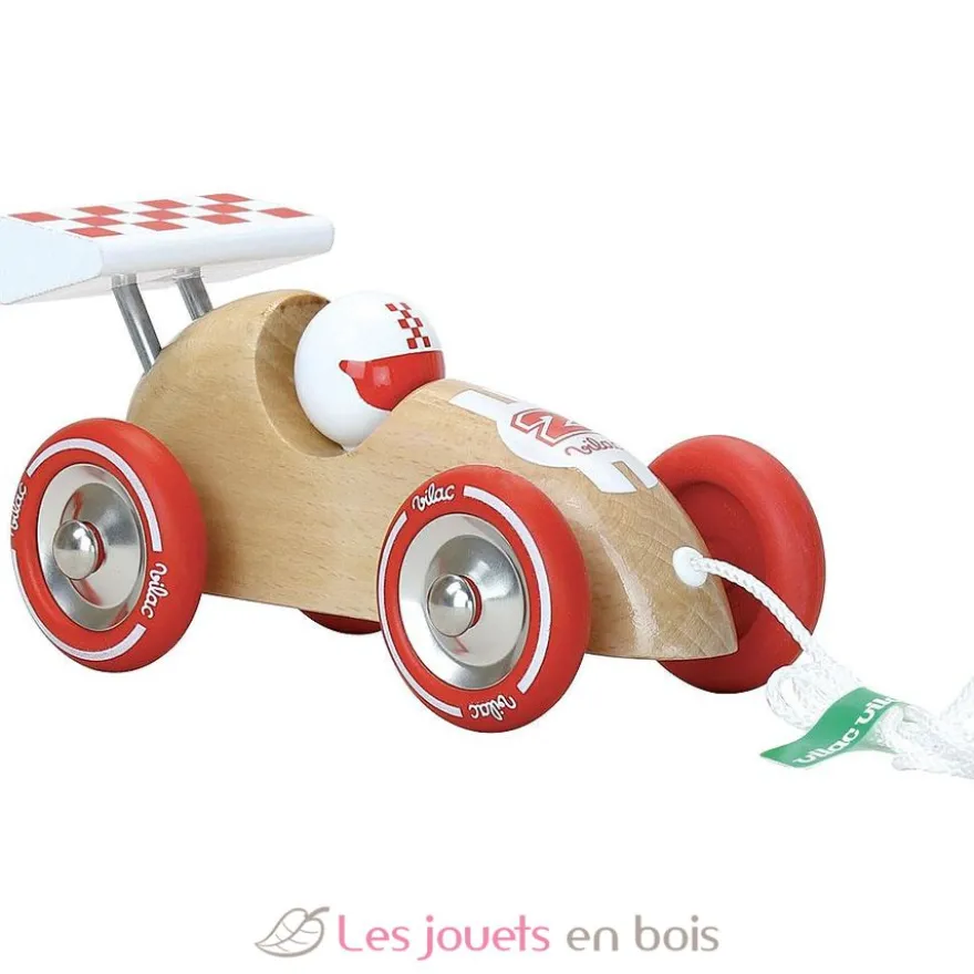 Voiture de course naturel - Vilac