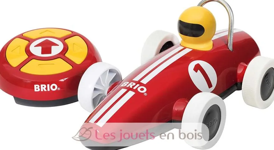 Voiture de course radiocommandée rouge - Brio