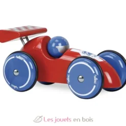Voiture de course XL rouge et bleue - Vilac