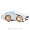 Voiture en bois Aaron No 6 blanche - Le Toy Van