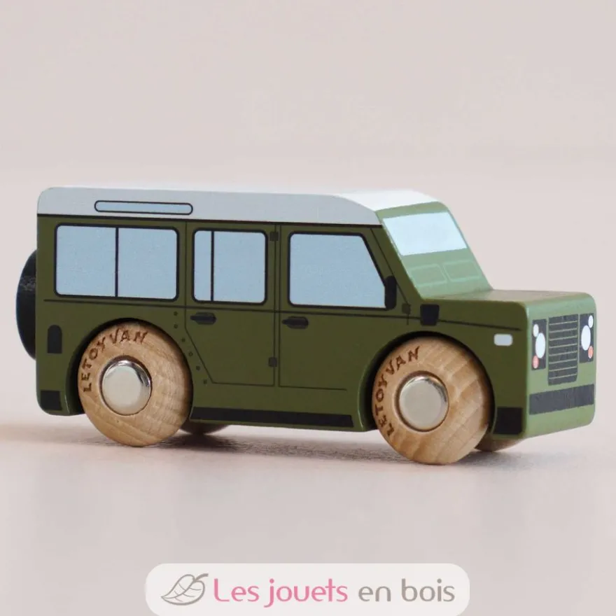 Voiture en bois Archie No 27 verte - Le Toy Van