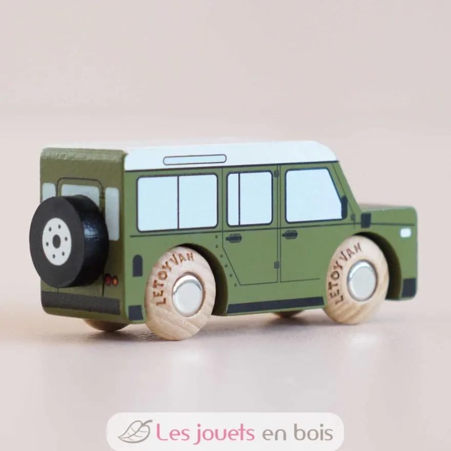 Voiture en bois Archie No 27 verte - Le Toy Van