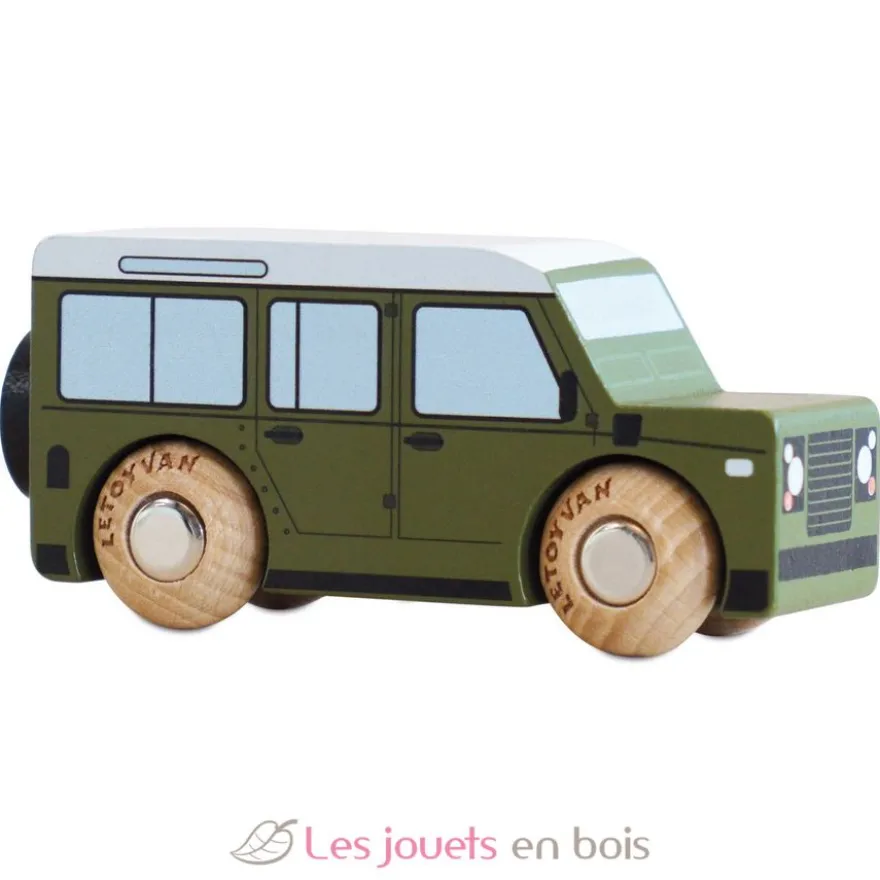 Voiture en bois Archie No 27 verte - Le Toy Van