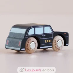 Voiture en bois Bertie No 45 noire - Le Toy Van