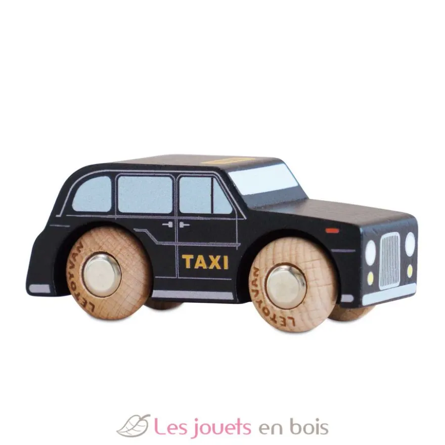 Voiture en bois Bertie No 45 noire - Le Toy Van