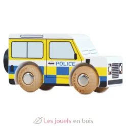 Voiture en bois Bobby No 40 blanche - Le Toy Van