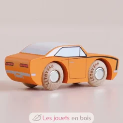 Voiture en bois Cami No 22 orange - Le Toy Van