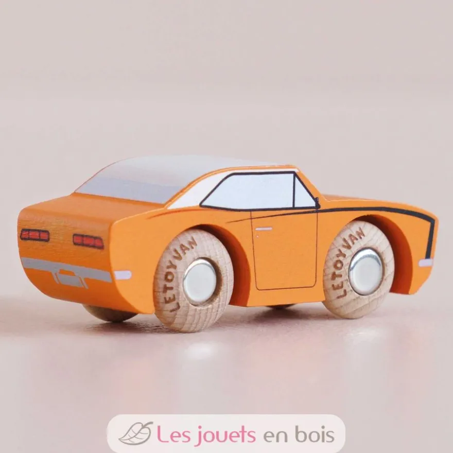 Voiture en bois Cami No 22 orange - Le Toy Van