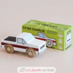 Voiture en bois Charlie No 30 blanche - Le Toy Van