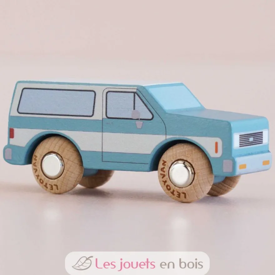 Voiture en bois Chuck No 31 bleue - Le Toy Van