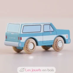 Voiture en bois Chuck No 31 bleue - Le Toy Van