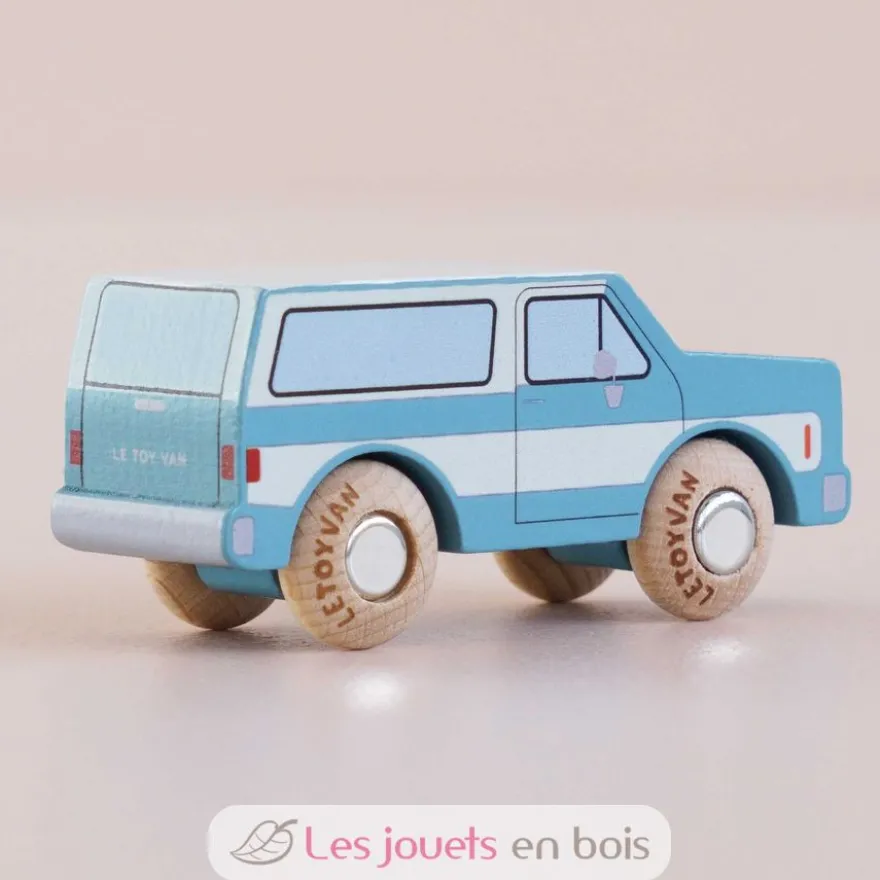 Voiture en bois Chuck No 31 bleue - Le Toy Van