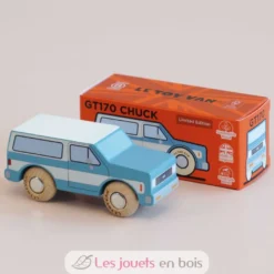 Voiture en bois Chuck No 31 bleue - Le Toy Van