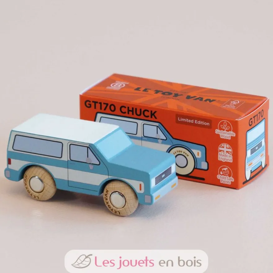 Voiture en bois Chuck No 31 bleue - Le Toy Van