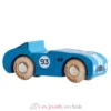 Voiture en bois Coby No 5 bleue - Le Toy Van