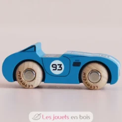 Voiture en bois Coby No 5 bleue - Le Toy Van