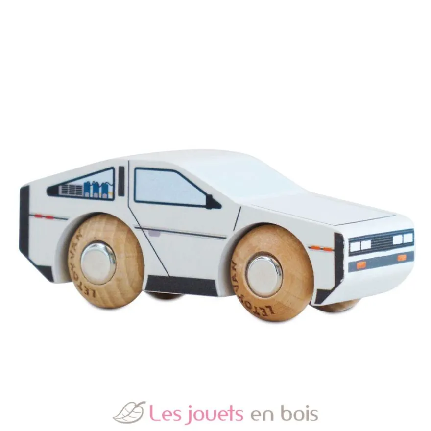 Voiture en bois Dexter No 23 grise - Le Toy Van